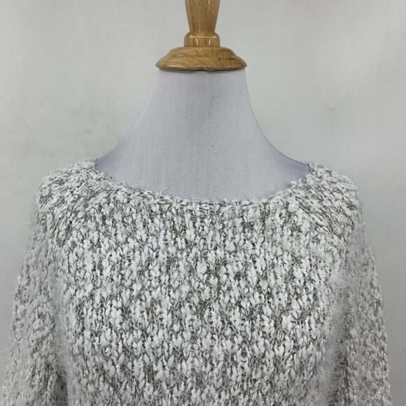 Buffalo David Bitton Shaggy Sweater Womens S Small Marled Knit Long Sleeve Top - Picture 3 of 13